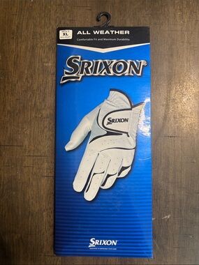 Srixon Men’s White All-Weather Golf Glove Right hand XL for lefty